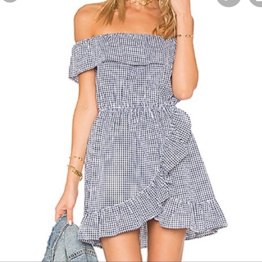 Lovers and friends gingham dress